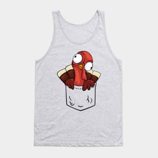 Funny Thanksgiving Turkey Pocket Tank Top